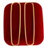 Argola Oval Alongada 2mm - 5,4cm Ouro 18k - Envio Imediato