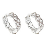 Argola Prata Feminina Masculina