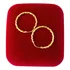 Argola Redonda Fio Torcido Ouro 18k-750 - 2cm / 2mm