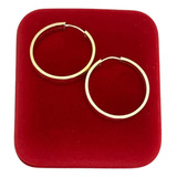 Argola Redonda Ouro 18k