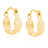 Argola Rommanel Banhado Ouro
