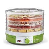 Ariete 616 B Dry  Desidratador De Alimentos  Temperatura De 35 C E 70 C  5 Cestos  245W  Branco Verde   220V