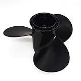Arkdoza Hélice De 9,25 Polegadas Para Suzuki 8hp 9,9hp 15hp Rotação Direita 3 Baldes Prop Hélice De Liga De Alumínio 9 1/4x10