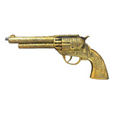 Arma Brinquedo Falso Dourado