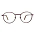 Armação Óculos De Grau Unissex Zegna 5195 Acetato Redondo