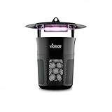 Armadilha Eletrônica Para Mosquitos MOSCLEAN Mqhn12   Tecnologia VIOLEDS UV   Silenciosa  Eficiente E Segura   Sem Produtos Químicos  Ideal Para Ambientes Internos   Bivolt