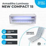 Armadilha Luminosa Compact 15 Elimina Moscas Mosquitos Insetos Voadores