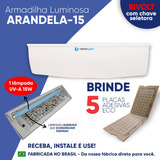 Armadilha Luminosa Mata Mosca Mosquito Insetos 5 Refis Nf