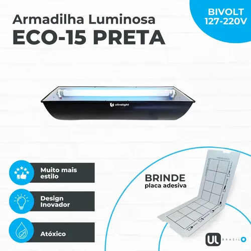 Armadilha Luminosa Pega Insetos