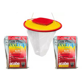 Armadilha Para Moscas Ecotrap   Refil  1 Armadilha  1 Refil 