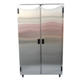 Armário 100  Em Inox 2 Portas Industrial