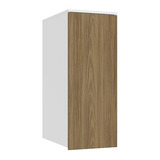 Armário Aéreo 1 Porta Kappesberg Adapt Branco nogueira
