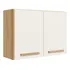 Armario Aereo 2 Pt 80 Cm 16980 Freijo Off White Cristal Nici Cor Freijó off White Cristal