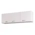 Armário Aéreo 3 Portas 120cm Branco   Poquema