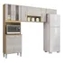Armário De Cozinha Modulado Poquema Lavinia 8 Portas