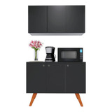 Armario Organizador 90cm Preto