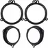Aro Adaptador Alto Falante Novo Fiat Palio 2013 Kit 4 Peças