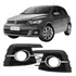 Aro Farol Auxiliar Gol G7 16/18 Voy. Aro Cromado C/furo Par