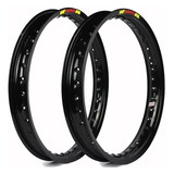 Aro Folha Moto Nxr125 Falcon 2006  Par 21 17 Roda Alumínio