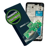 Aro Lateral Para Moto G8 Xt2045 Chassis + Conector Ci Turbo!