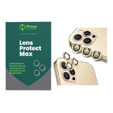 Aro Proteção Lente Hprime Dourada P  iPhone 13pro 13 Pro Max