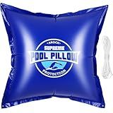 Arock Almofadas De Piscina De 4  X 4  Para Piscinas Acima Do Solo  Almofada De Ar Para Cobertura De Piscina Resistente Ao Frio  Equalizador De Gelo Para Inverno  Kits De Fechamento De Piscina De Inver