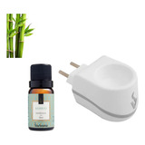 Aromatizador Difusor Elétrico Kit Via Aroma Essência Bamboo