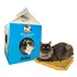 Arranhador Gato Casinha Brinquedo   Cat Milk Box 2in1