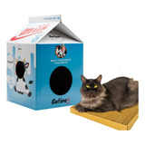 Arranhador Gato Toca Caixa De Leite Gatíneos Toys