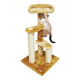 Arranhador Modelo Escada Para Gatos 90x46 Cm Cinza Com Chumb