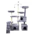 Arranhador Torre De Gato Grande Luxo Ajustável Casas Camas