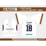 Arte Camisa Fortaleza Luar - O Gibão Do Leão 2021