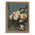Arte De Parede Floral Vintage Gardenia Art Em Tela Rosa Emo