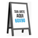 Arte Em Lona 60x90 Cavalete Para Divulgação Do Seu Negócio
