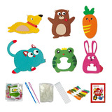 Artesanato De Costura Infantil Kit 17 Peças Pronta Entrega