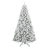 Árvore De Natal Cheia Grande Pinheiro Nevada Premium 150cm