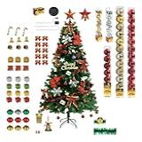 Árvore De Natal Decorada Pinheiro Grande Luxo Cheia Premium 1 80m 320 Galhos Cheia Verde Decoração Luxo Realista Resistente Pinheiro De Natal LEPEK