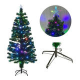 Árvore De Natal Fibra Ótica Led Colorido Com Estrela 1 20m