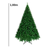 Árvore De Natal Full 1 80 Metros 834 Galhos Pinheiro Luxo Cor Verde