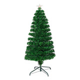 Árvore De Natal Led E Fibra Ótica 1 50 M C estrela