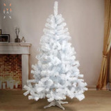 Árvore De Natal Luxo Grande Decoração 1 5m Branca 280 Galhos Cor Branco
