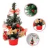 Arvore De Natal Mini Com Decoração De Luxo Mesa Escritório