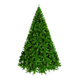 Árvore De Natal Pinheiro Grande Luxo 210cm 1150 Galhos Verde