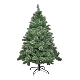 Árvore De Natal Pinheiro Nevada Luxo 1 50m 260 Galhos A0315n Cor Verde