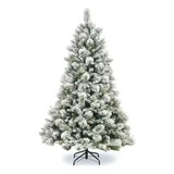 Árvore De Natal Pinheiro Nevado Luxo Pinheirinho 1 20m Cor Verde Nevada