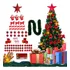 Árvore Natal Decorada Completa 96 Enfeites Com Pisca 180cm