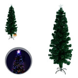 Árvore Natal Luxo Fibra Ótica Com Led Colorido 1 50m Bivolt