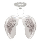 Asa Anjo Fantasia Halloween