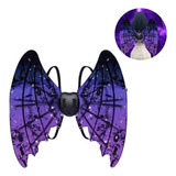 Asas De Fada Led Fantasia Borboleta Movimento Música Sininho