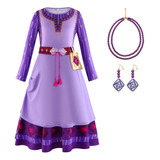 Asha Asha Princess Dress Star Wish Cos Costume Girl's Long's